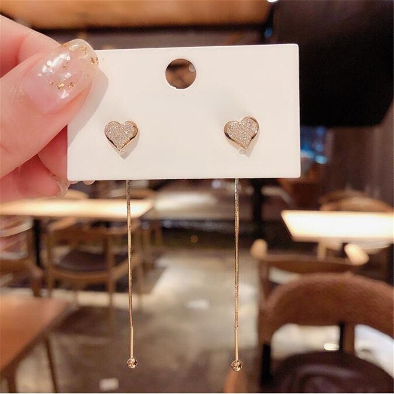UsmallLifes King  Long Tassel Earrings New Fashion Earrings personalized versatile fashion earrings US Mall Lifes