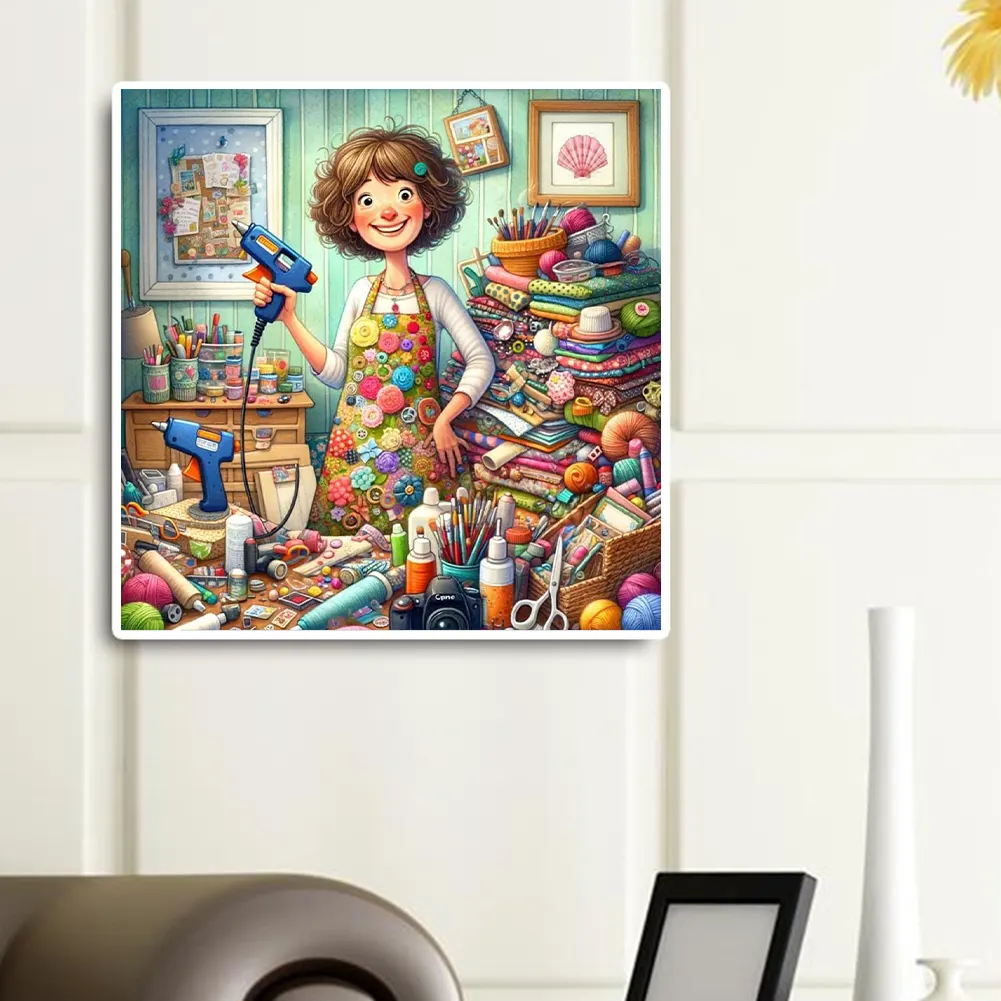 Diamond Painting - Full Round Drill - Cute Elf(Canvas|50*50cm)