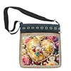 Vintage-Inspired 5D DIY Diamond Painting Waterproof Adjustable Strap Shoulder Cross Bag Kit (Heart Gem)