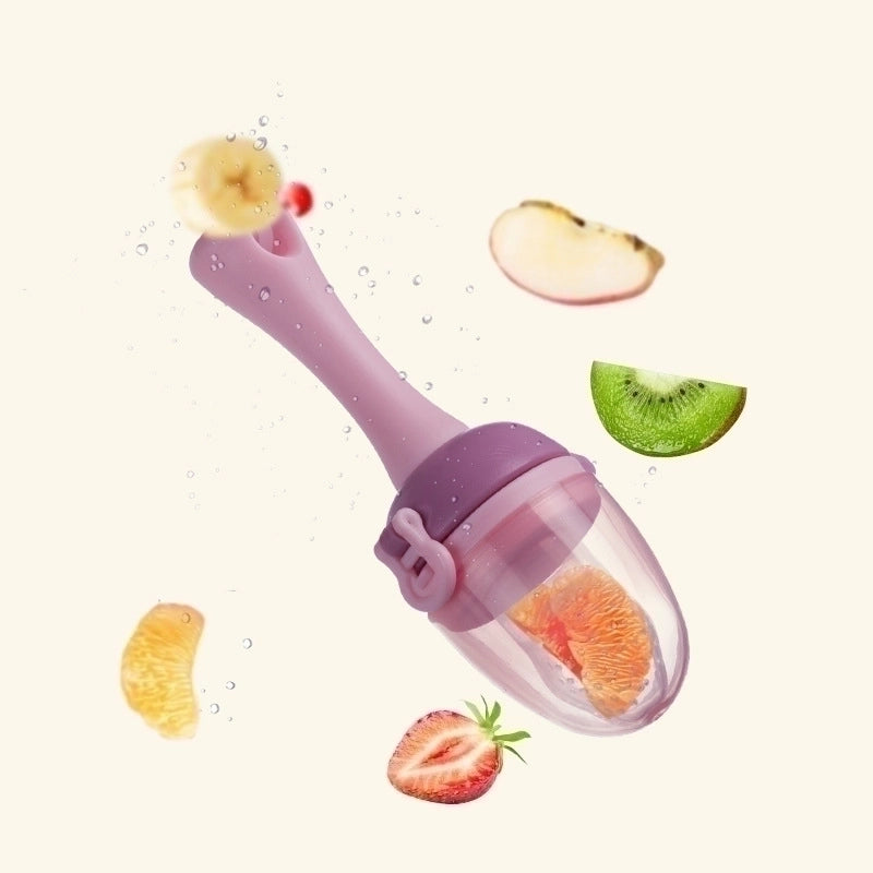 Fashion Cute Geometric Baby Food Fruit Vegetable Molar Rod Supplement Push Bite