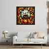 Glass Painting-Pumpkin Castle-11CT Stamped Cross Stitch 50*50cm/19.69*19.69in tapestrymarket
