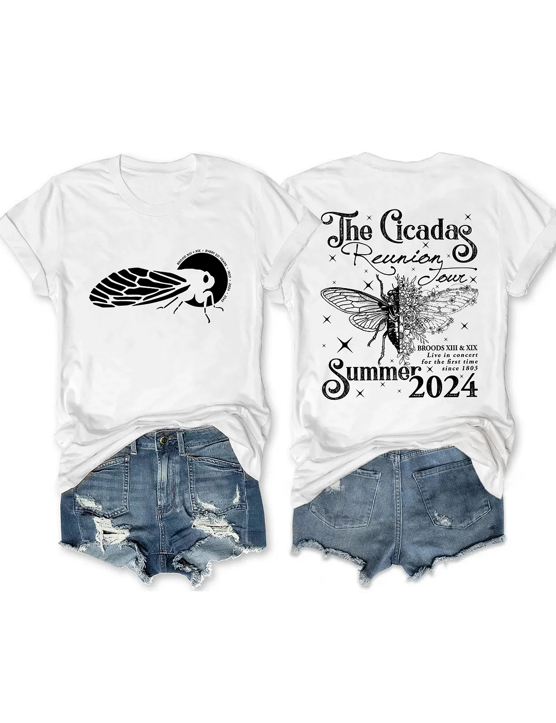 The Cicadas Reunion Summer Tour T-shirt
