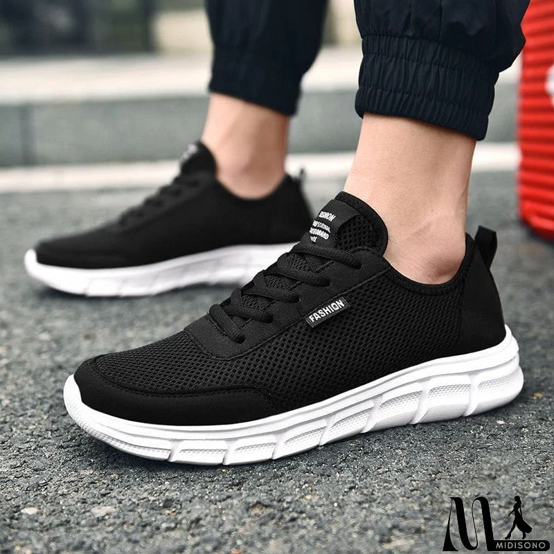 MidiSono - Large Size Cozy Modern Running Sports Sneaker for Men