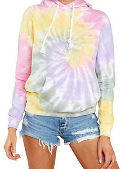 Women Long Sleeve V-neck Graphic Floral Printed Top