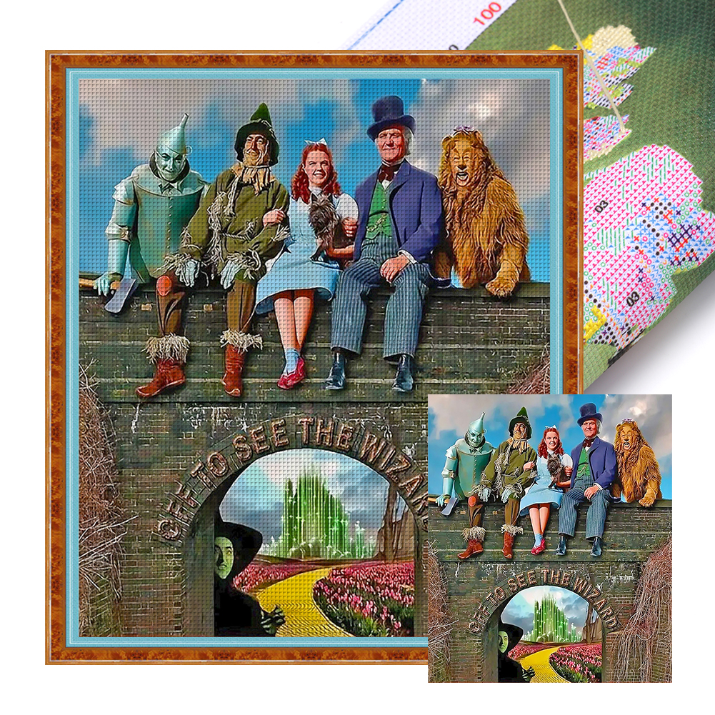 The Wizard Of Oz Full 11CT Pre-stamped Canvas(50*55cm) Cross Stitch