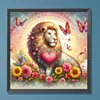 Diamond Painting-5D Full Round Drill Lovely Lion