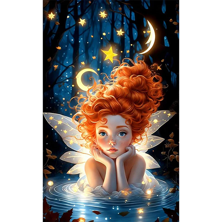 Forest Fairy - Full Round - AB Diamond Painting(45*70cm)