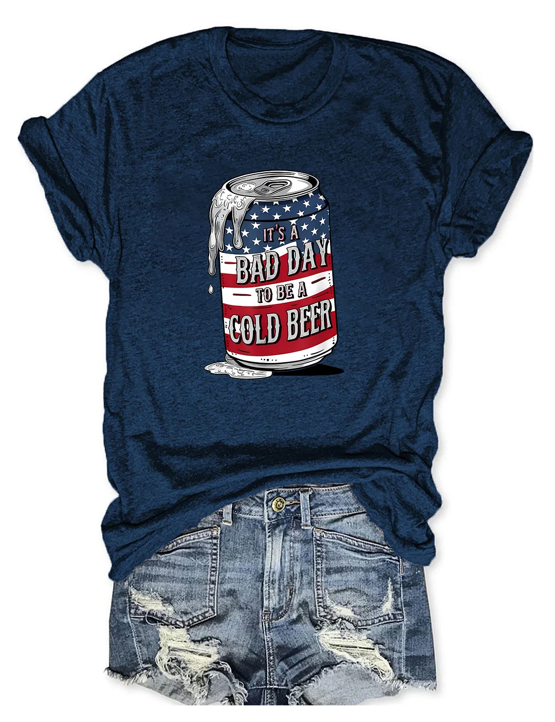  It's A Bad Day To Be A Cold Beer T-shirt