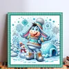 Winter Eeyore-11CT Stamped Cross Stitch 40*40cm/15.75*15.75in