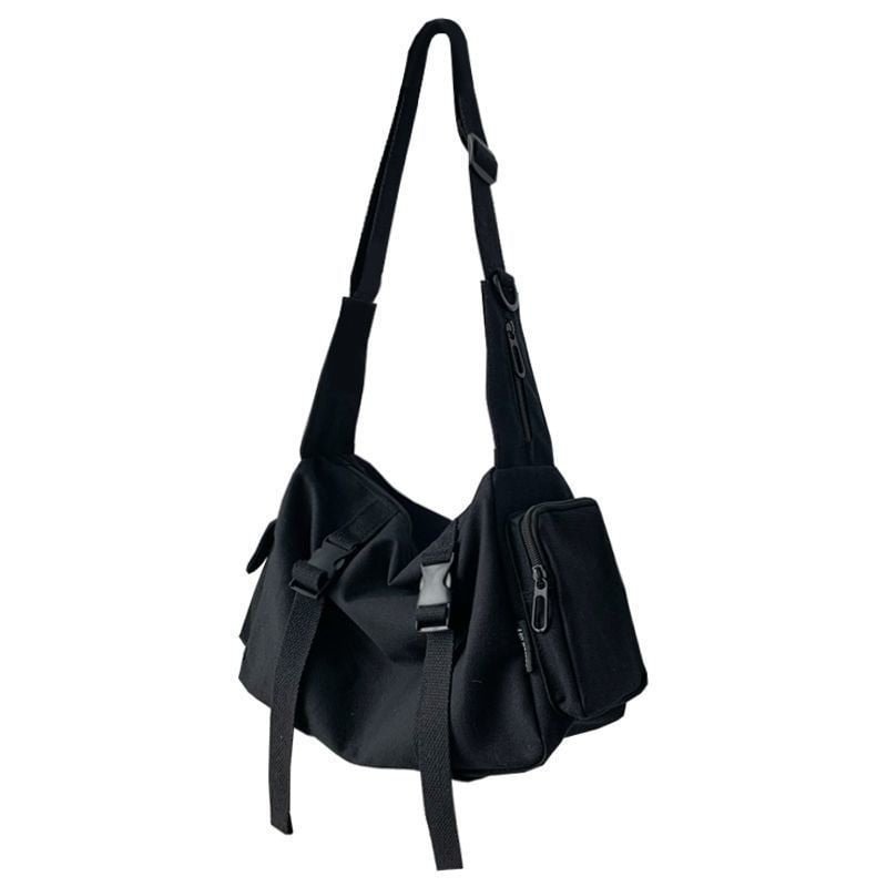 Harajuku Techwear Canvas Bag Gothic Crossbody Bags For Women Handbag Purses And Handbags Bolsas Feminina Shoulder Bag Female