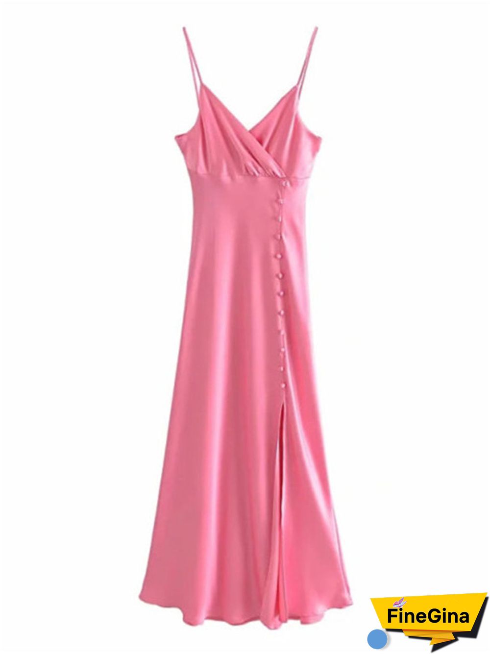 Summer Dress Woman Pink Satin Long Dress Women Black Backless Slip Sexy Party Dresses Red Midi Elegant Dresses