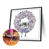 Christmas Wreath-Crystal Rhinestone Diamond Painting