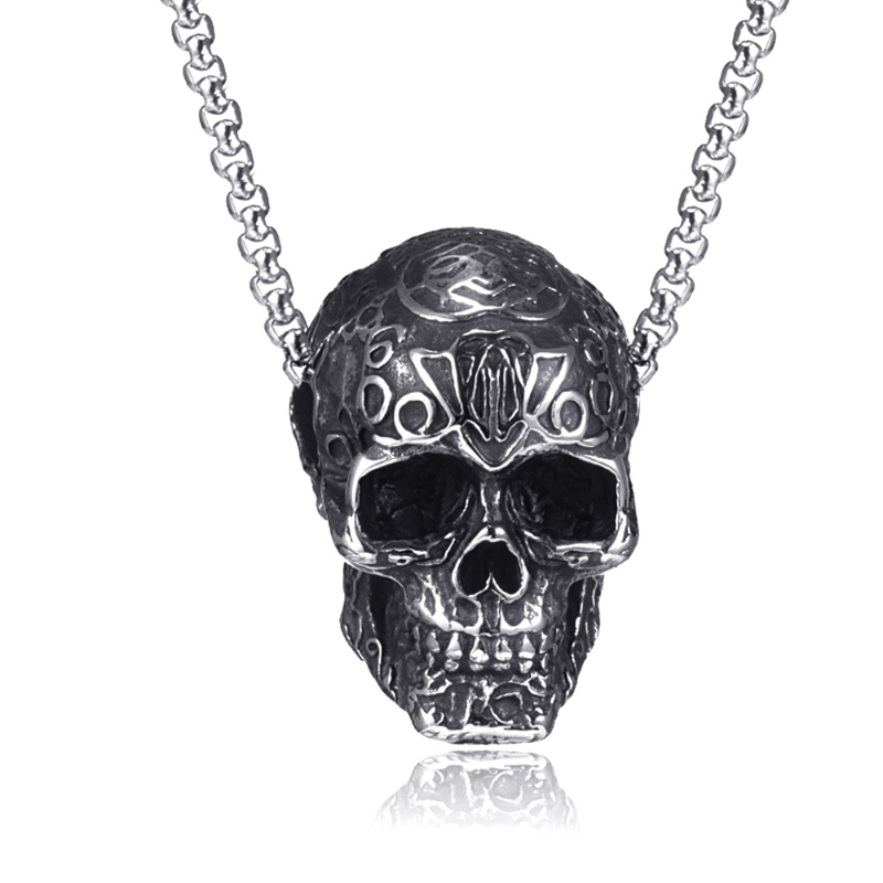 Hip Hop Skull Necklace