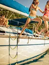 Boat Ladders Foldable Water Ladder Marine Rope Ladder for Fishing Boarding Swim