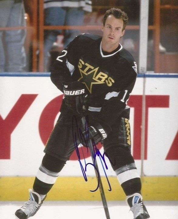 Bob Errey signed Dallas Stars 8x10 Photo Poster painting autographed