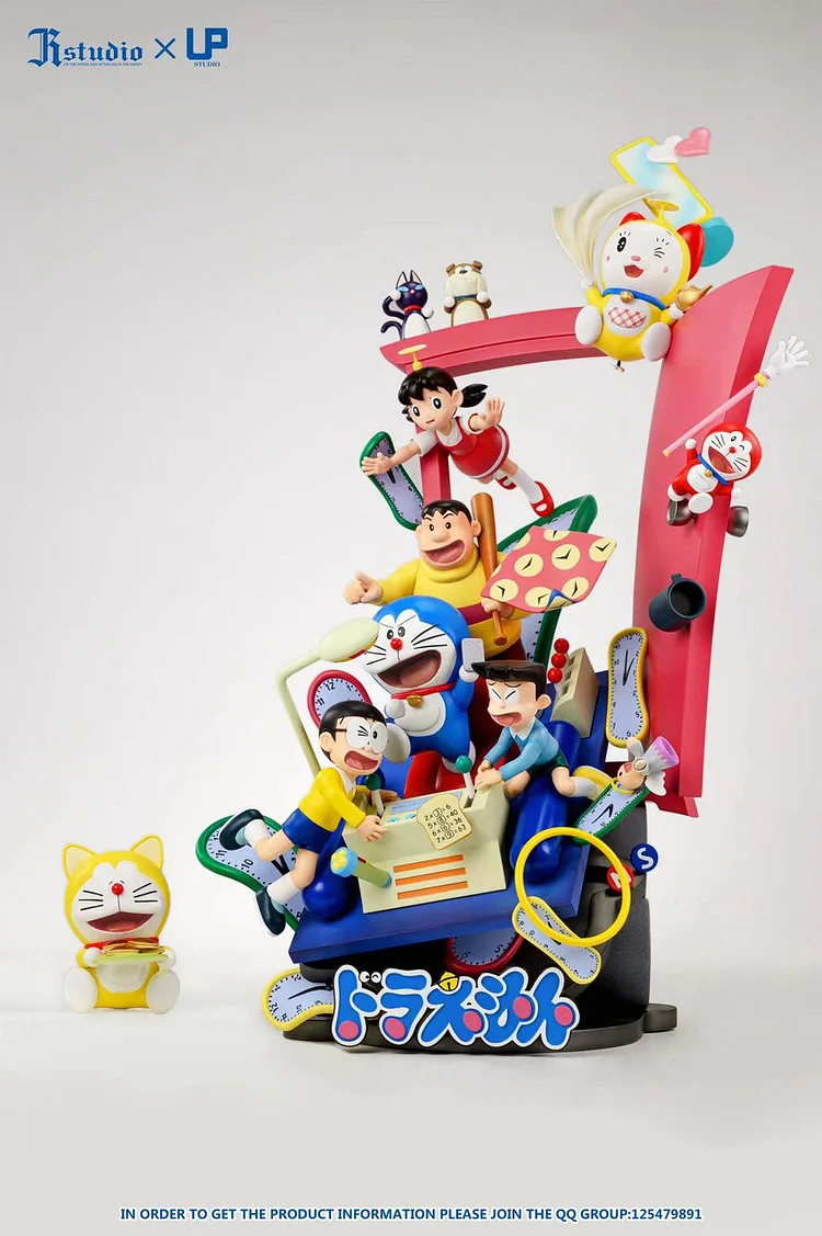 PRE-ORDER JR Studio & UP-Studio Doraemon Time machine Statue GK