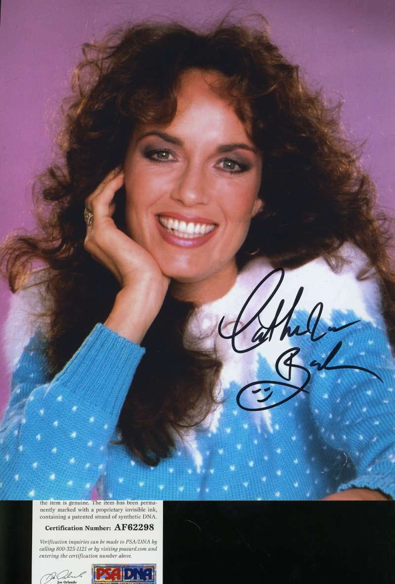 Catherine Bach Psa Dna Cert Hand Signed 8x10 Photo Poster painting Authentic Autograph