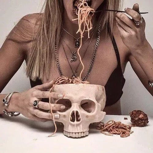 Human Skull Bowl 💀