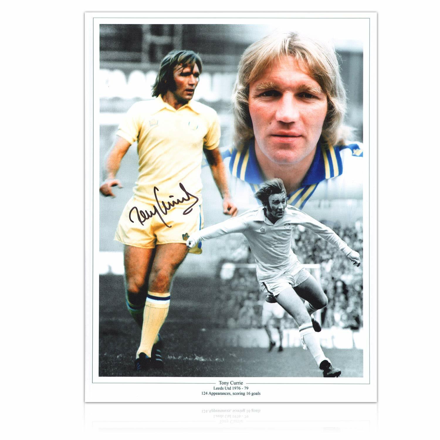 Tony Currie Signed Leeds United Soccer Photo Poster painting Football Collectable Memorabilia