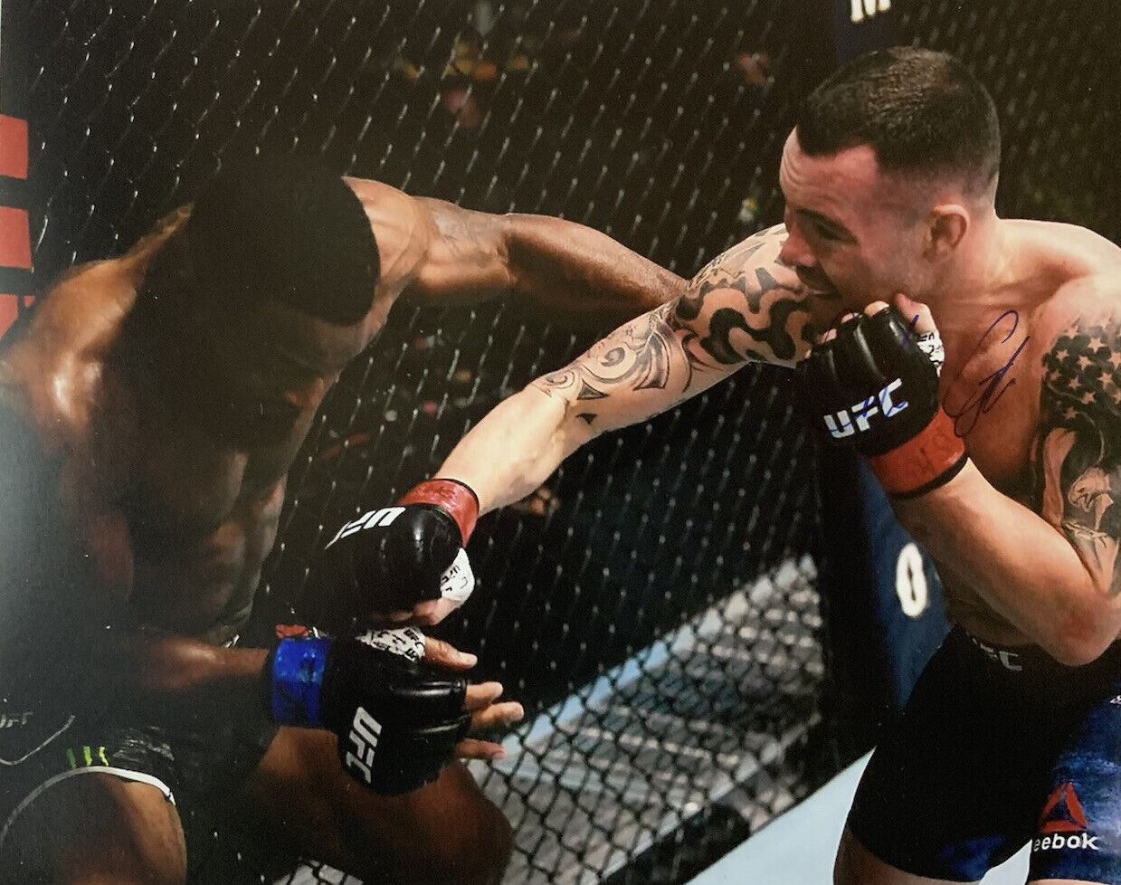 COLBY COVINGTON HAND SIGNED 8x10 Photo Poster painting UFC FIGHTER RARE AUTHENTIC AUTOGRAPH