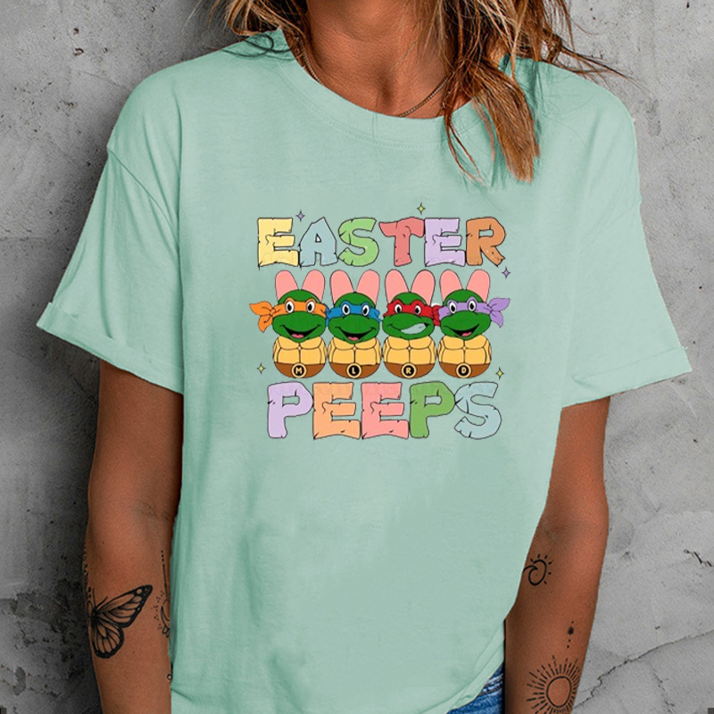 Ninja Turtle Happy Easter Day T-Shirt ctolen
