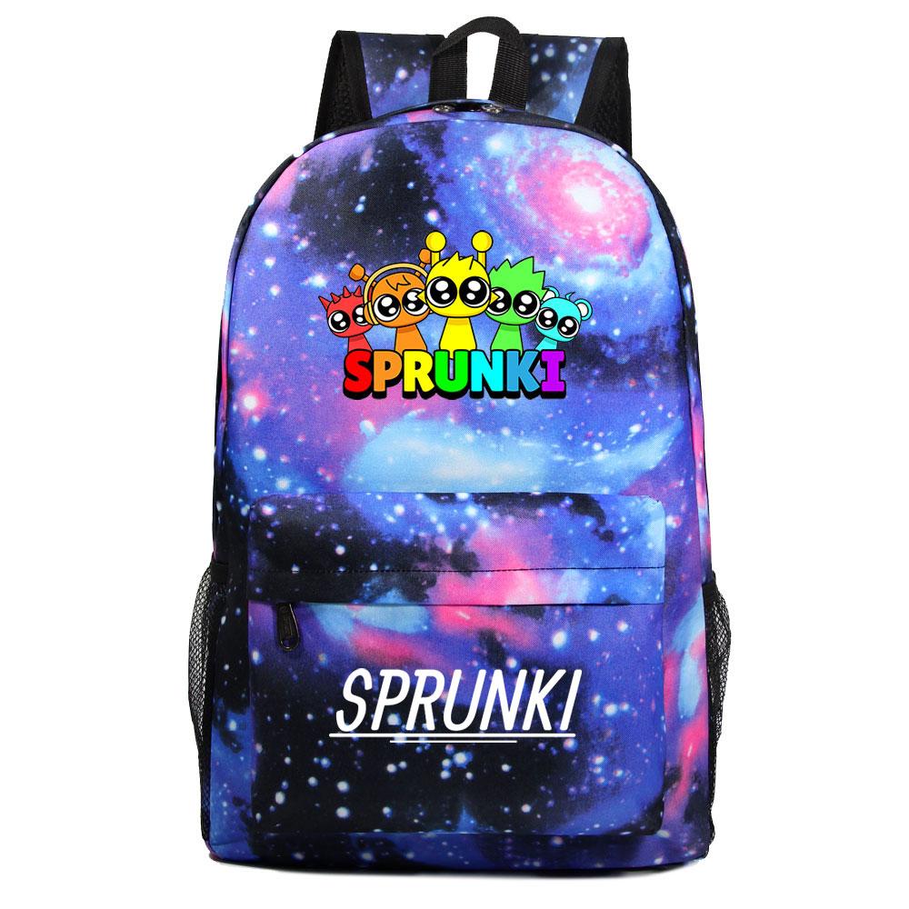 Mayoulove Sprunki Backpack Lightweight Design Water-Resistant Ideal for School Use-Mayoulove