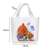Diamond Painting-DIY Handbag Canvas Puppy Storage Bag Tote Gift