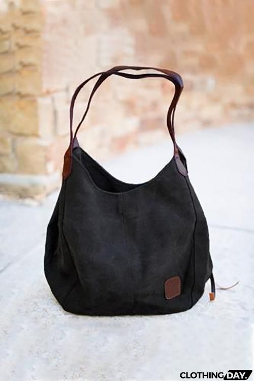 Canvas Hobo Bag