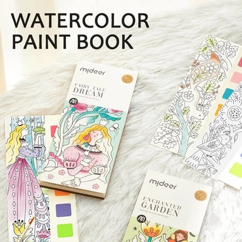 (🎅EARLY CHRISTMAS SALE-49% OFF) Pocket Watercolor Painting Book ⚡ BUY 4 GET EXTRA 20% OFF
