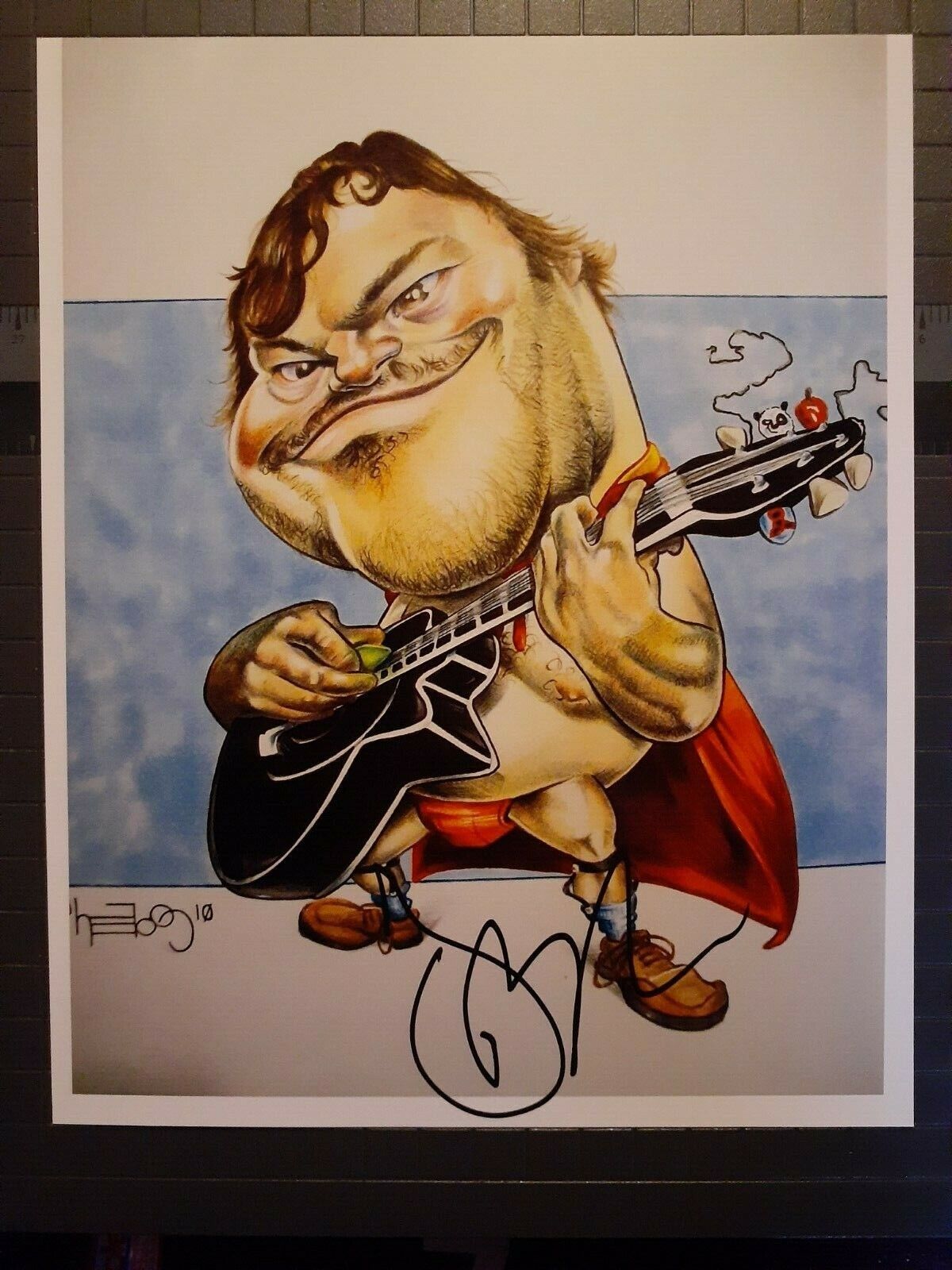 Jack Black signed 8x10