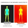 30 Areas USB Electric Heated Underwear Long Johns Heating Jacket (Black XL)