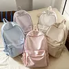 Nylon Backpack Large Capacity Student Daypack School Bag for High School Student