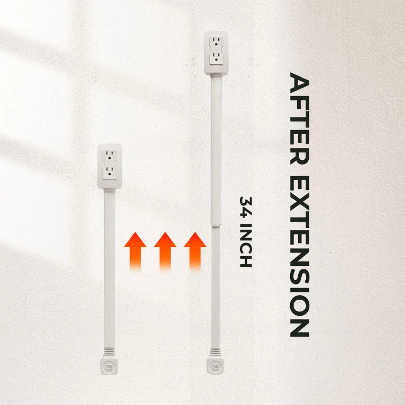 Power socket swivel extender