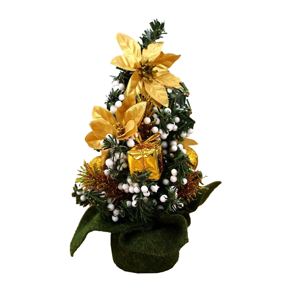 20cm Artificial Xmas Tree Great Gifts Tabletop Mini Tree Festival Party Supplies