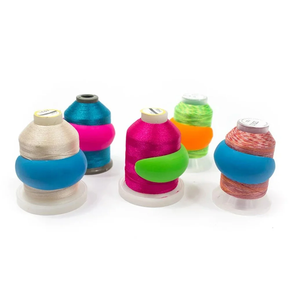 Thread Stopper Silicone Cross Stitch Clip 2cm Bobbin Spool Holder 2pcs (BU8)