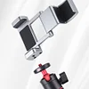 Pocket Phone Holder With 1/4" Thread, Compatible With DJI Pocket 2 / Osmo Pocket, Suitable For 4.5-7" Width Phones, Portable Foldable Smartphone Holder