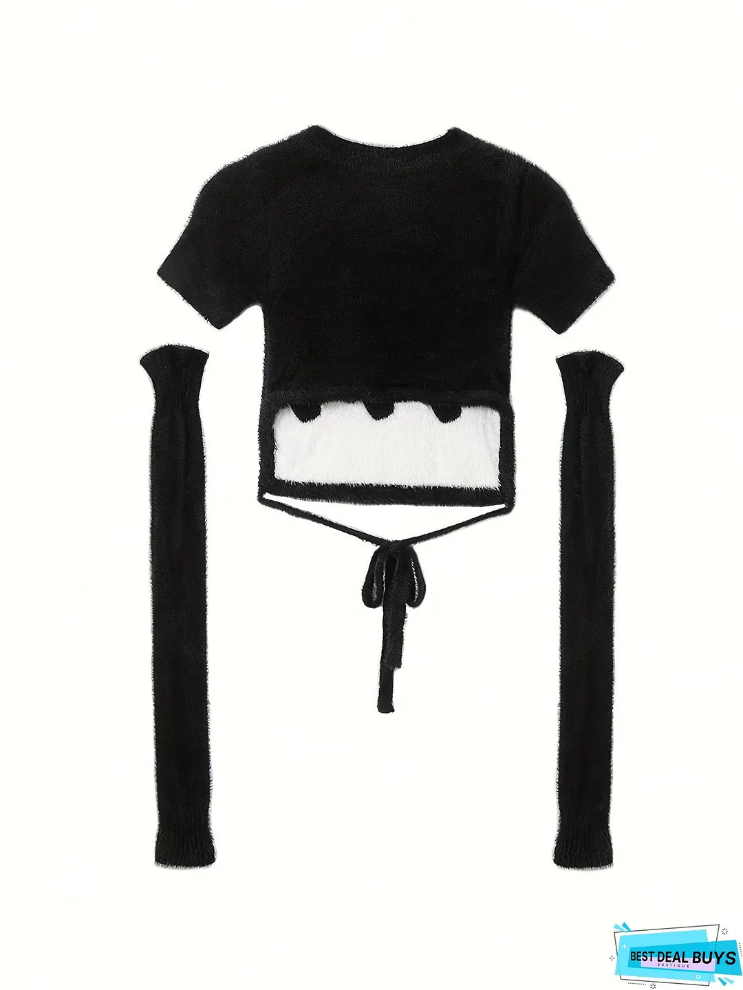 Color Block Crew Neck Pullover Sweater Skinny Sleeve Cover Knitted For Fall Spring Womens