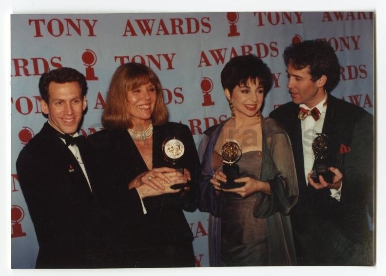 1994 Tony Awards Warrack Photo Poster painting - Diana Rigg, Boyd Gains, Spinella & Murphy