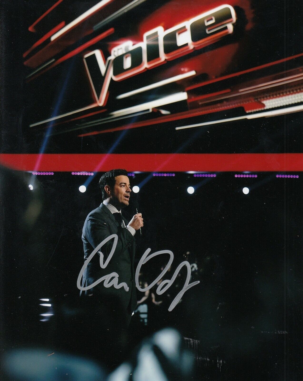 CARSON DALY signed (THE VOICE) Television Host autographed 8X10 Photo Poster painting W/COA #1