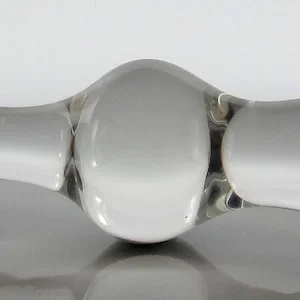 pornhint Pornhint Small Glass Kegel Exercise Hourglass / Butt Plug Sex Toy