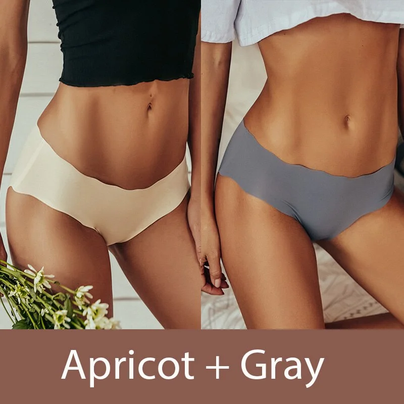 1/2PCS Seamless Panties Women's Underwear Sexy Panties Briefs for Female Underpants Intimates Lingerie Low Waist Girls Pantys