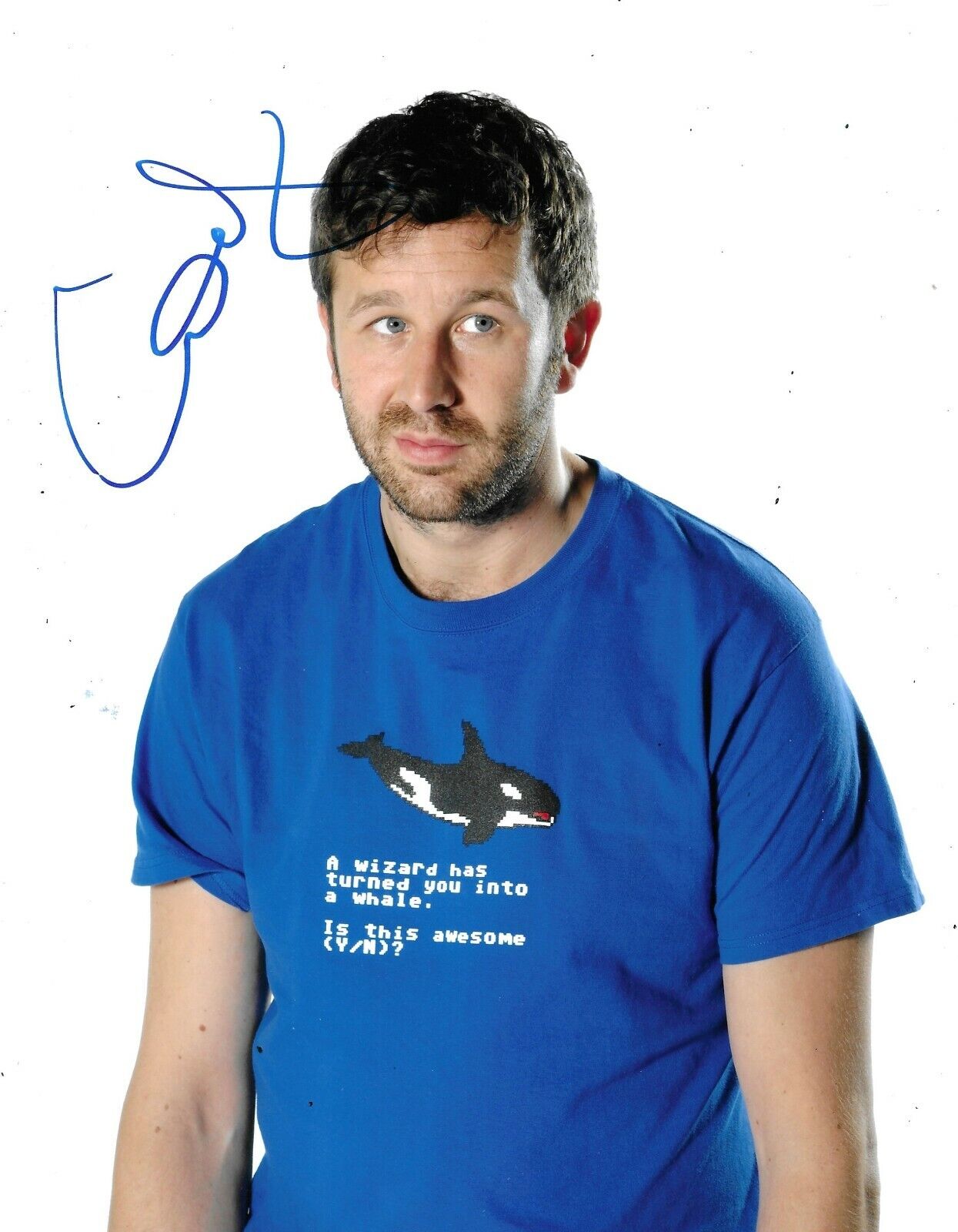 Chris O'Dowd Signed The IT Crowd 10x8 Photo Poster painting AFTAL