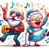(Multi-Style)Funny Grandma-Full Round Diamond Painting 30*30/40*40CM