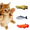 1PC Artificial Fish Plush Pet Cat Puppy Dog Toys Sleeping Toy Cat Mint Catnip Toys Cute Fish Tank Aquarium Decoration