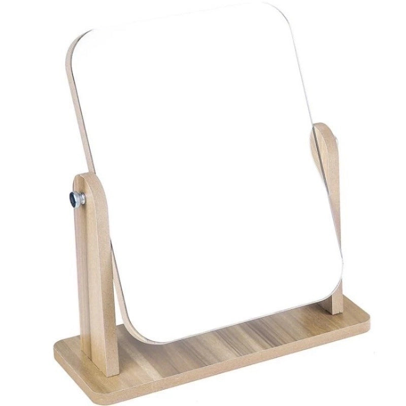 Minimalist Solid Color Wood Mirror 1 Piece