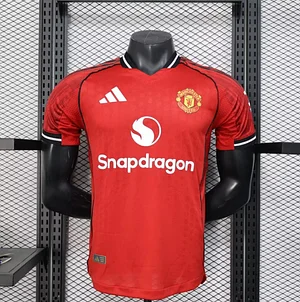 2025/2026 Player Version Manchester United Home Football Shirt 1:1 Thai Quality
