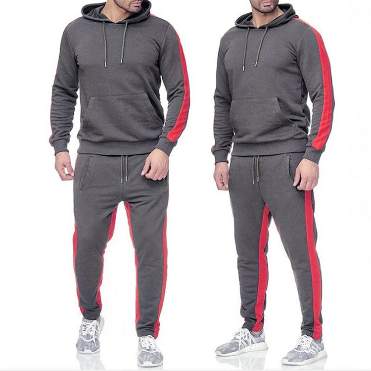 Men's Sports Long Sleeve Trousers Two Piece US Size
