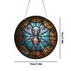 Diamond Painting Stained Glass Spider Pendant