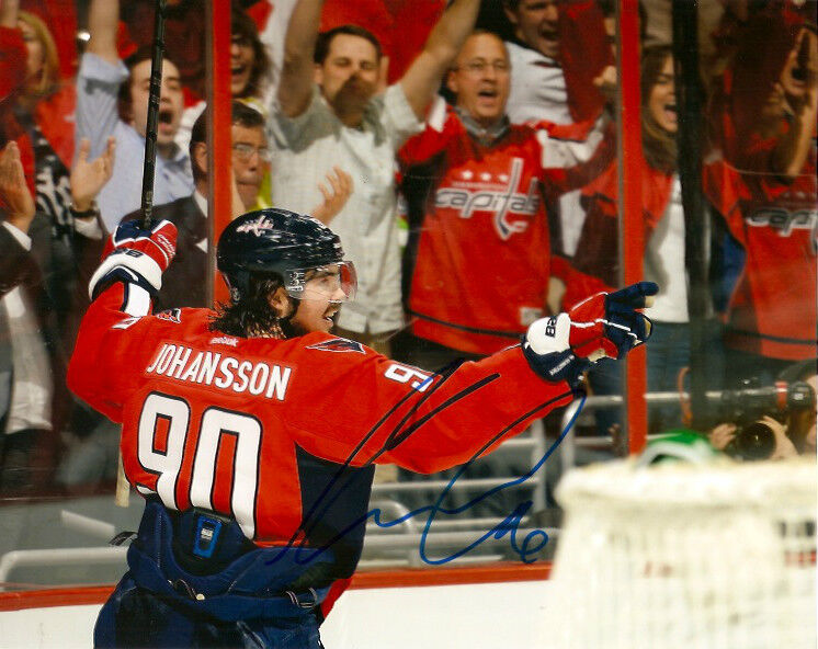 Washington Capitals Marcus Johansson Signed Autographed 8x10 Photo Poster painting COA