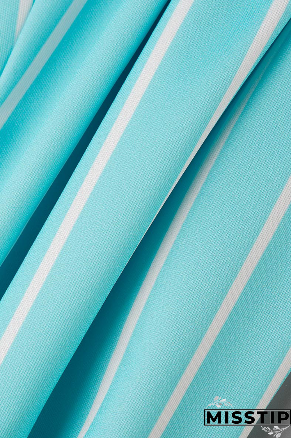 Grass Green Casual Striped Patchwork Turndown Collar Sleeveless Two Pieces